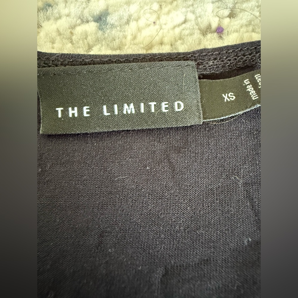 The Limited Black V-Neck Sleeveless Office Blouse XS - Picture 4 of 10